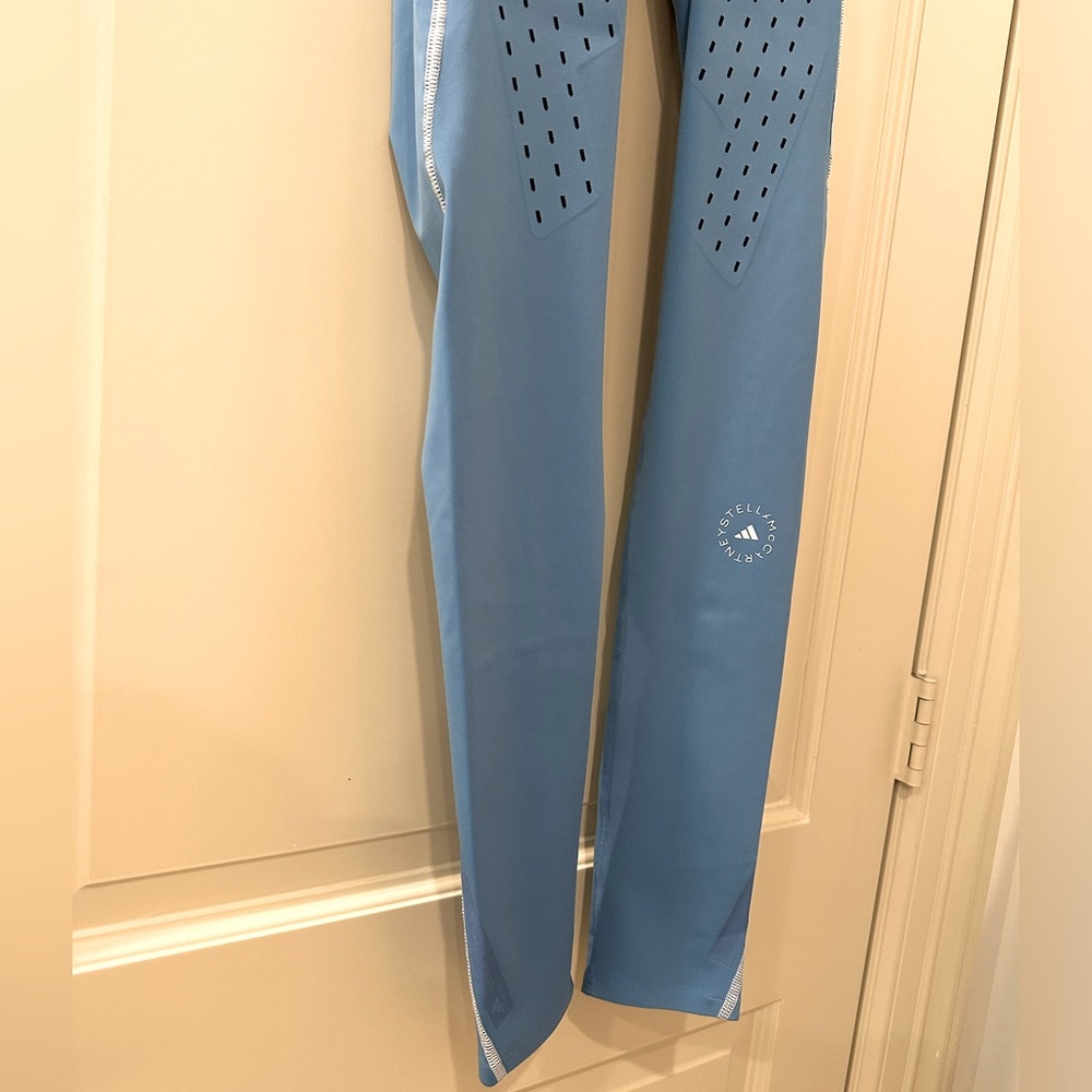 NWOT adidas by Stella McCartney high waist leggings blue - Picture 10 of 14